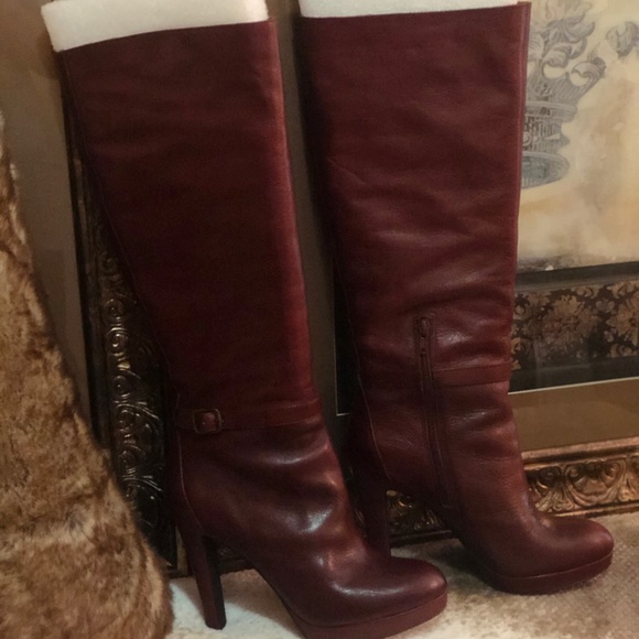 jessica simpson burgundy boots